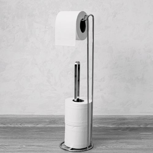 Industrial Toilet Paper Holder Stand Tissue Paper Roll Dispenser for  Bathroom